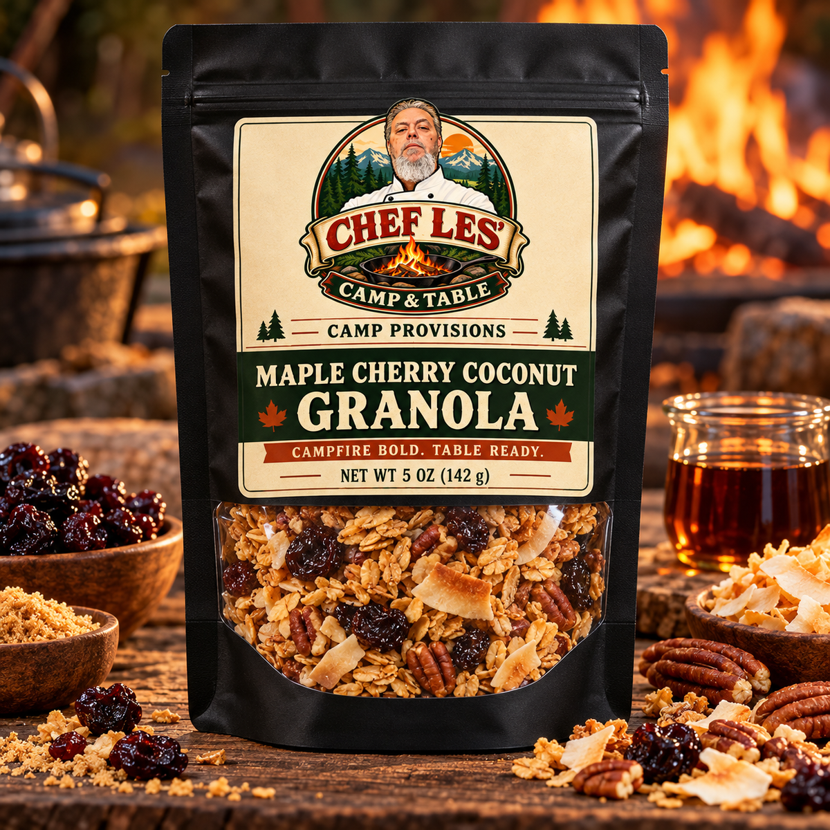 Maple Cherry Coconut Granola
