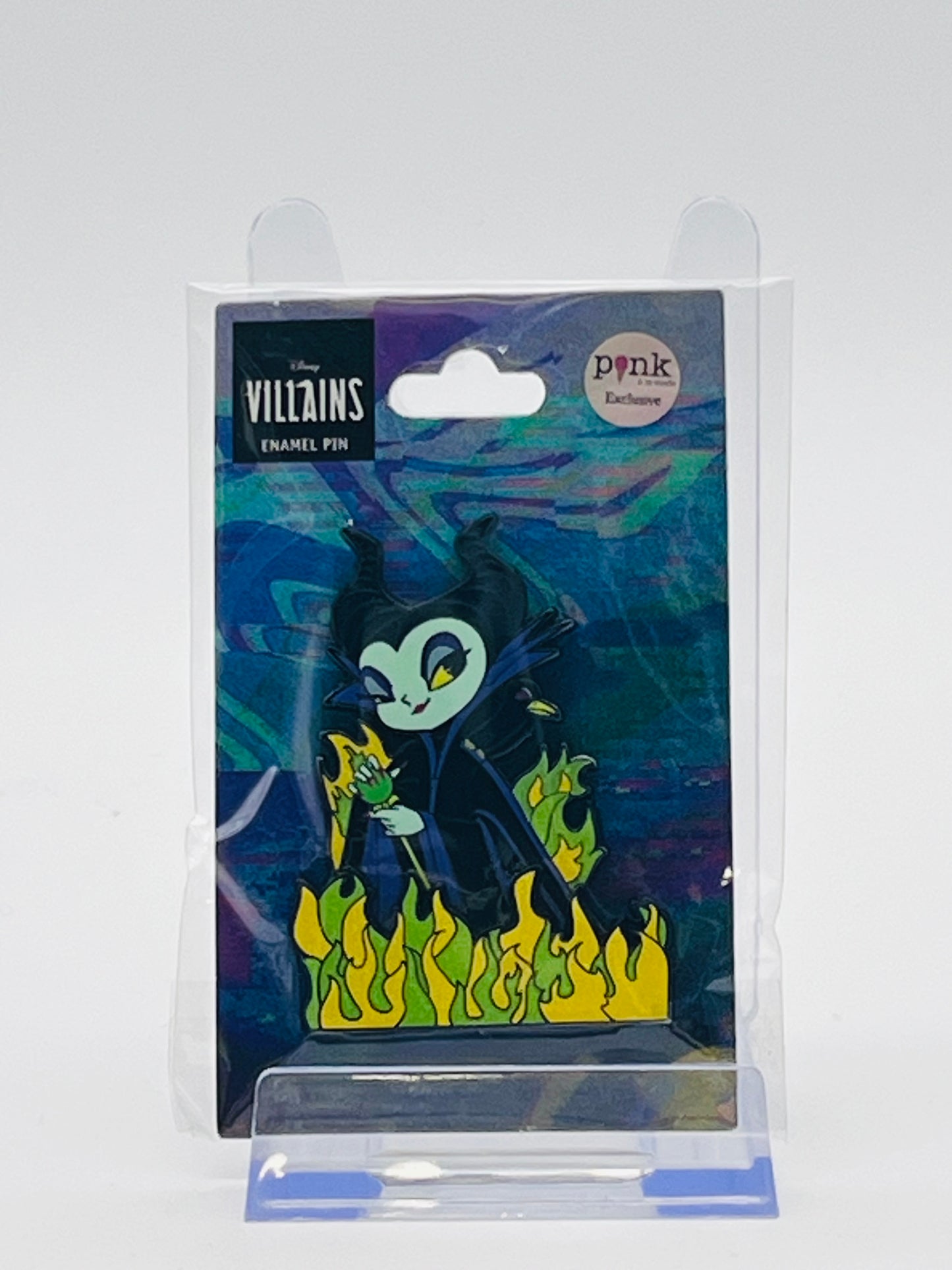 Disney Cutie Maleficent Enamel Pin, part of a Special Edition 300 series released exclusively by The Pink a la Mode