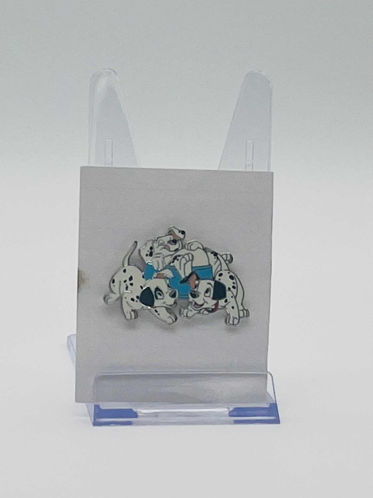 Disney Parks 101 Dalmatians "Puppies in Food Bowl" Pin, an open-edition cloisonné pin released in February 2024.