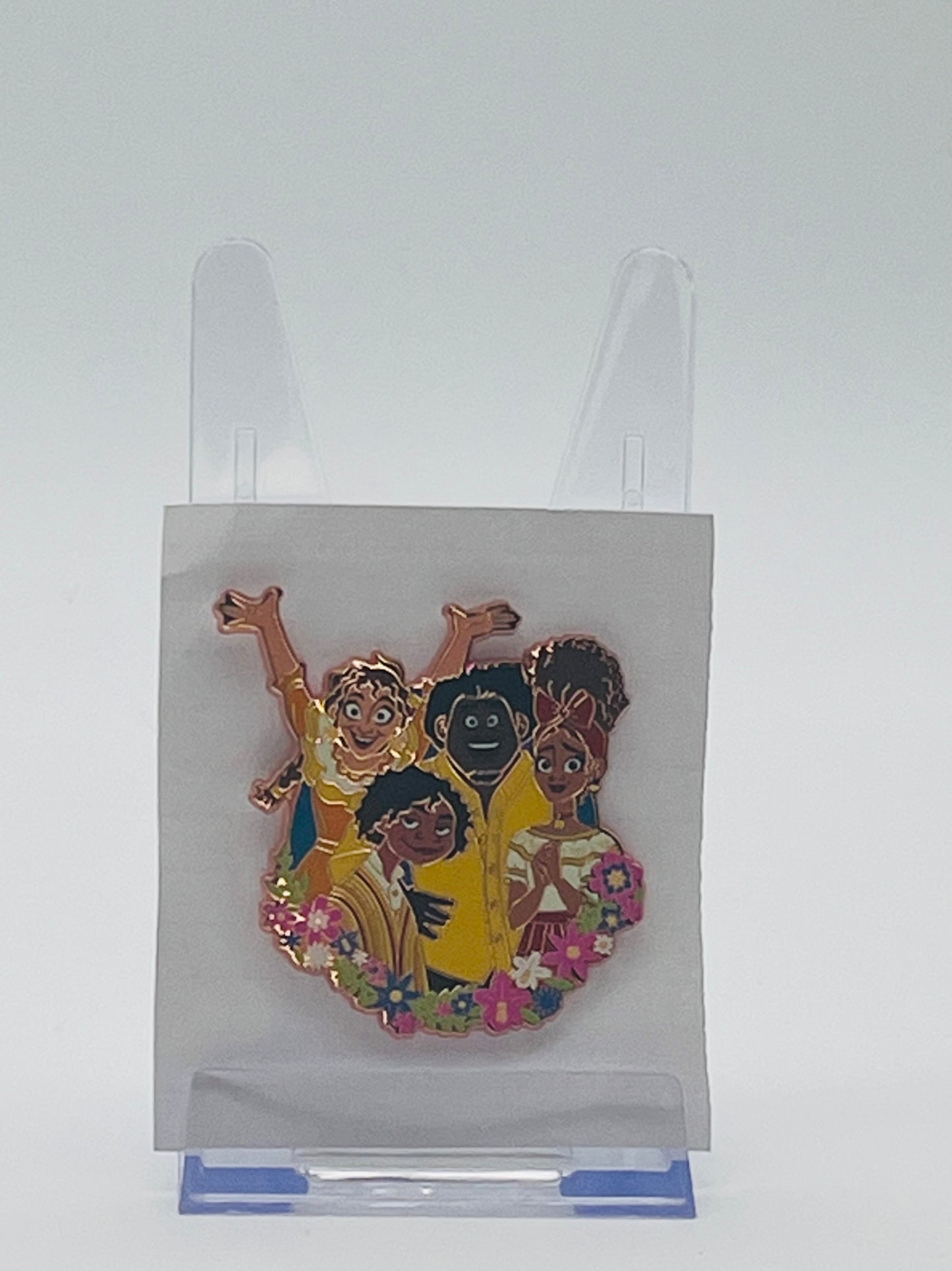 Disney Parks trading pin featuring Pepa, Félix, Dolores, and Camilo from Disney’s Encanto