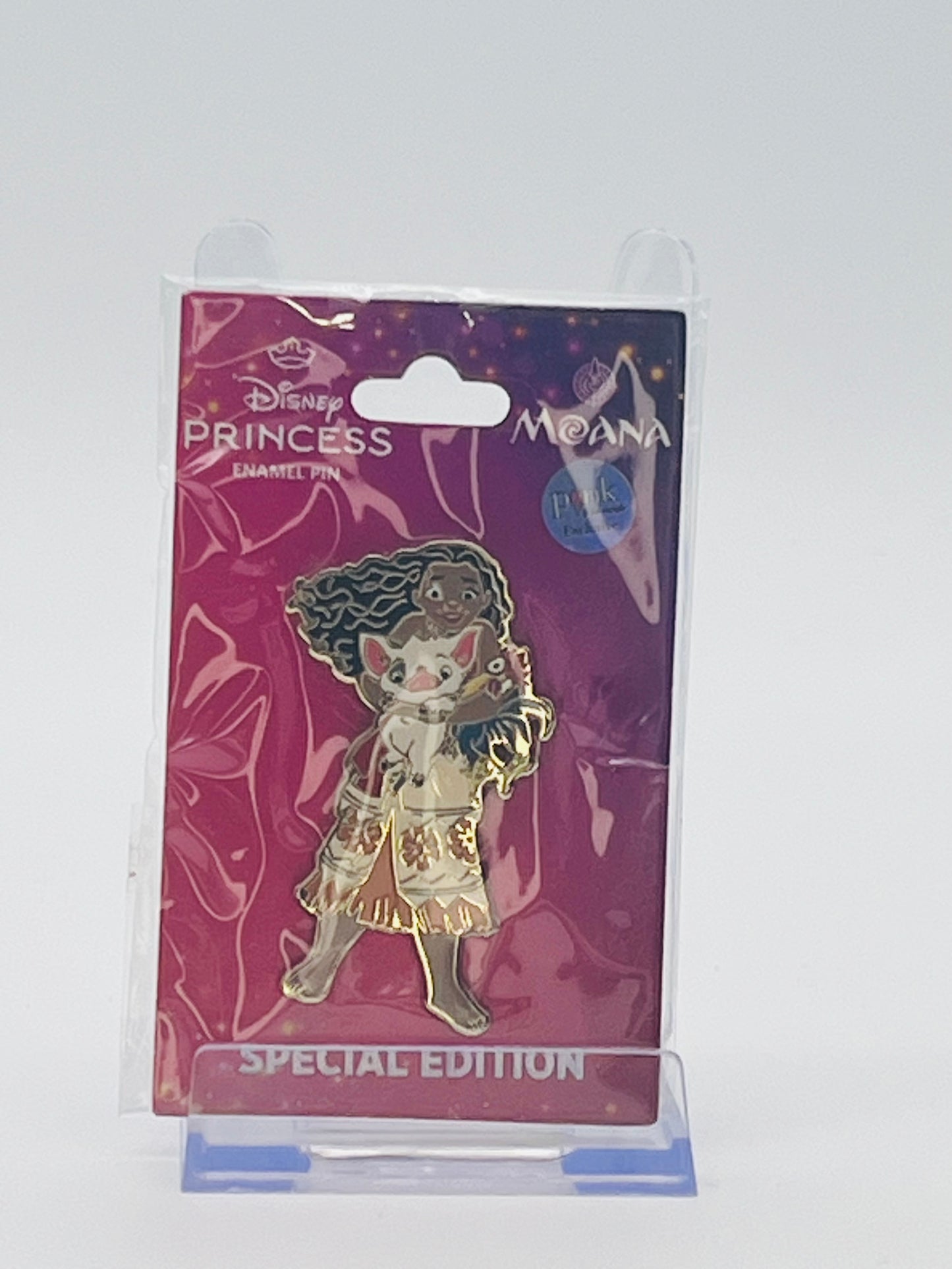 Disney Princess Moana and Pua Special Edition Enamel Trading Pin.