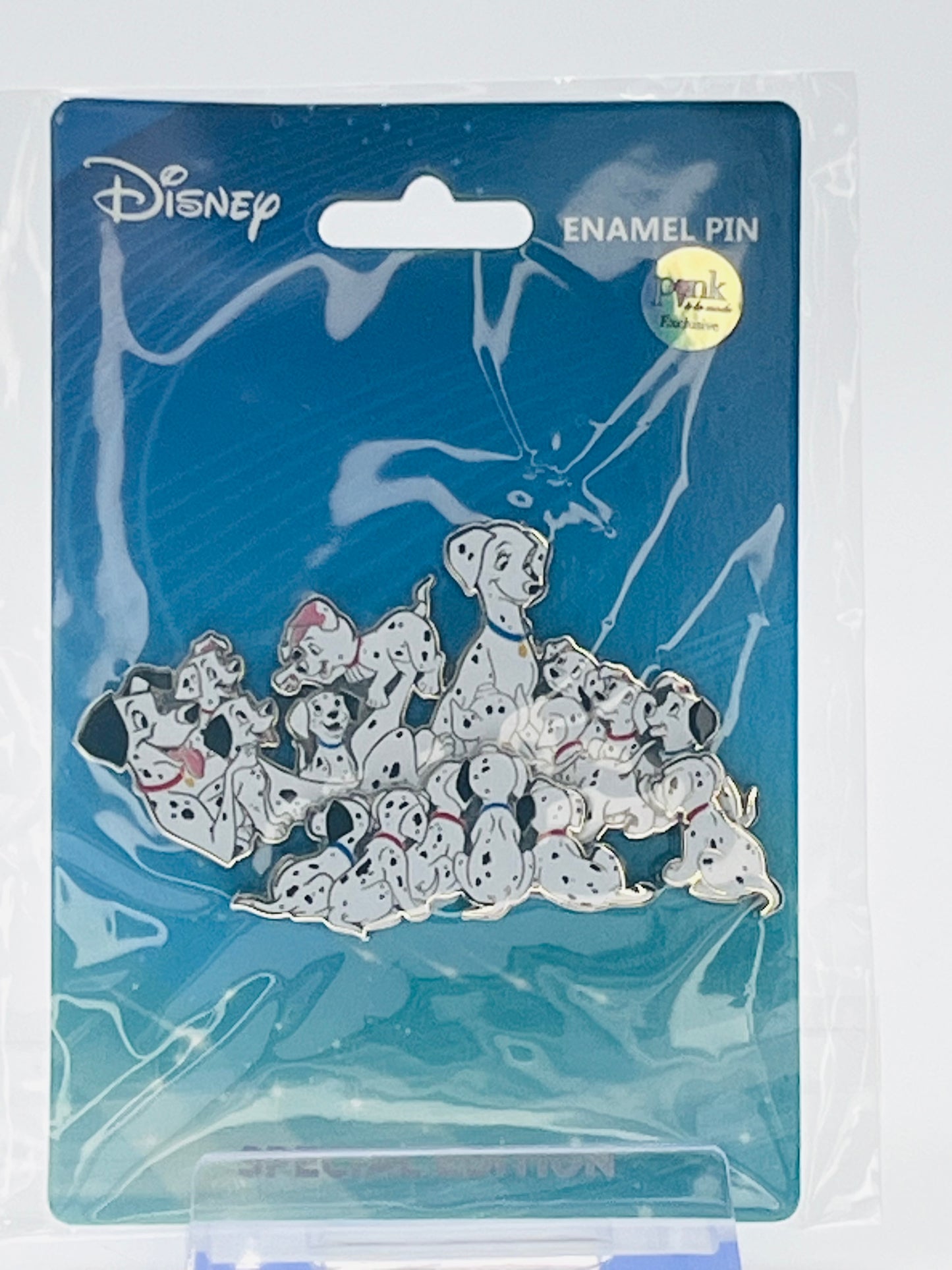 Pink a la Mode (PALM) Disney 101 Dalmatians "Seeing Spots" Series Puppies Pile Enamel Pin.