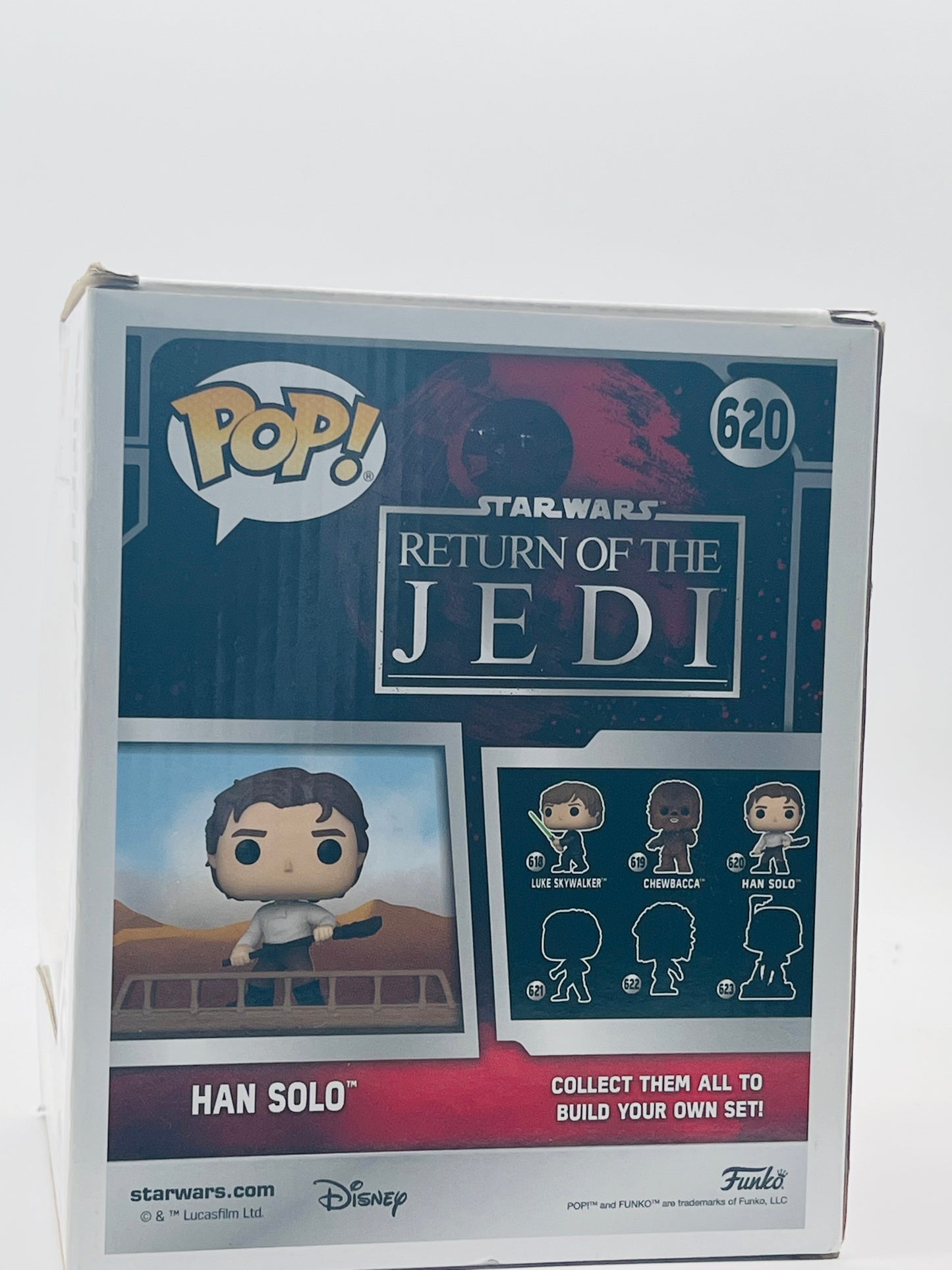 actory-sealed Funko Pop! Deluxe Star Wars: Return of the Jedi 40th Anniversary – Jabba's Skiff: Han Solo #620