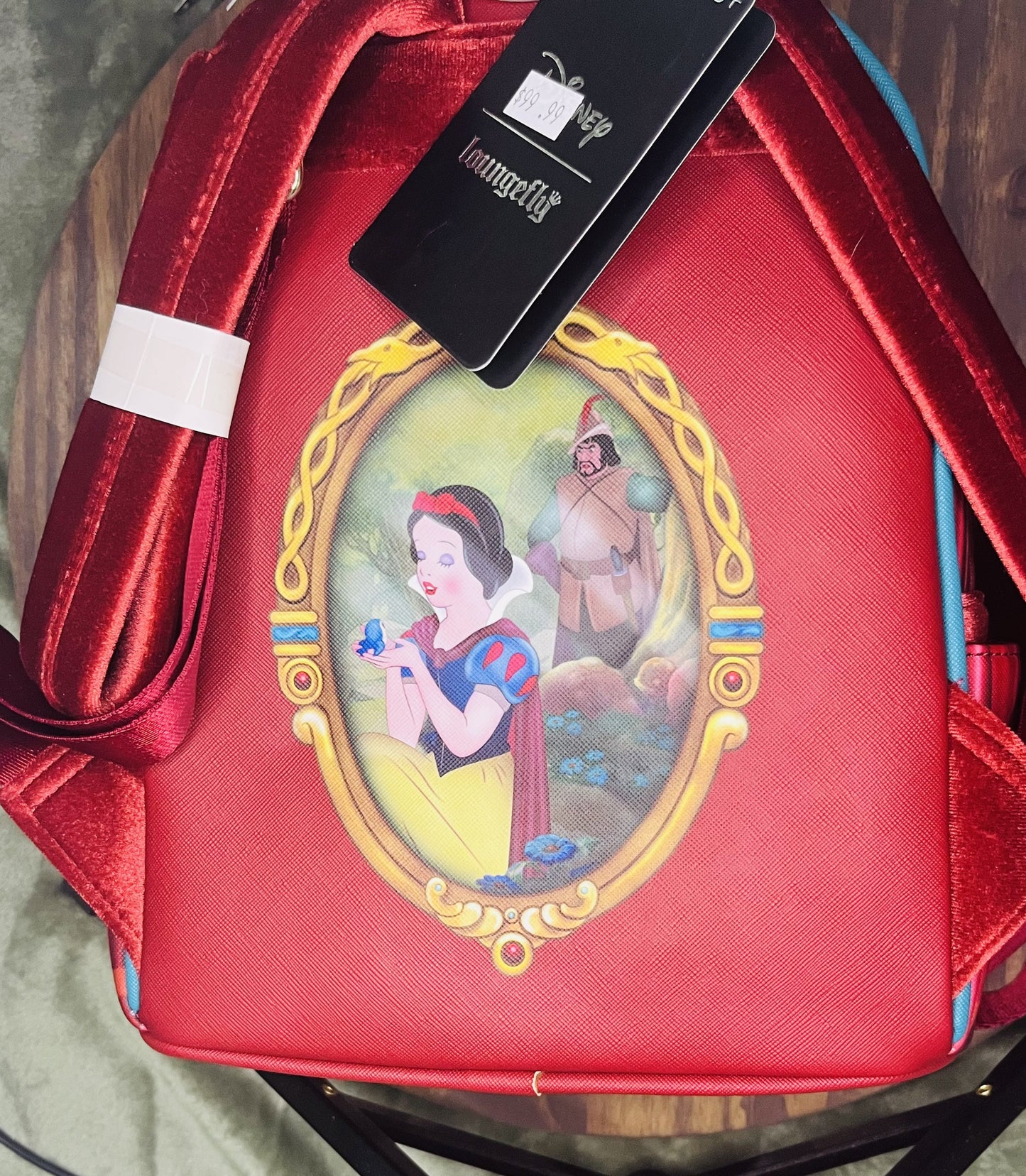 Loungefly Disney Snow White Evil Queen Throne Mini Backpack.