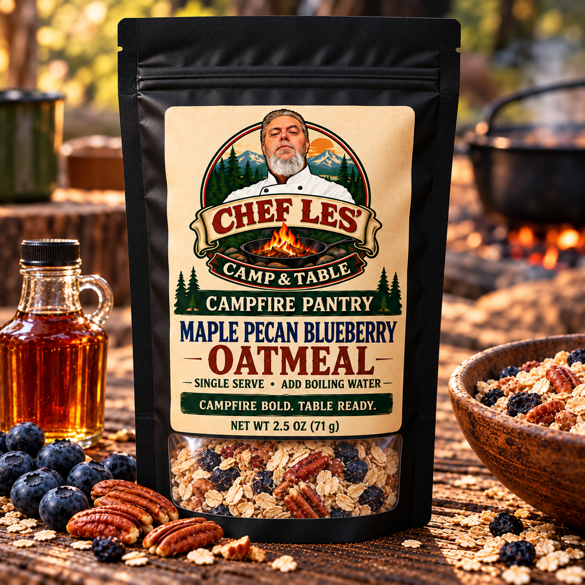 Maple Pecan Blueberry Oartmeal
