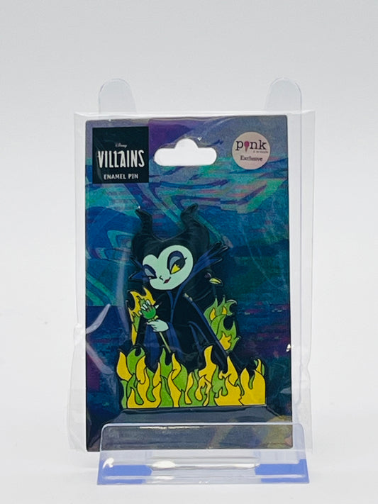 Disney Cutie Maleficent Enamel Pin, part of a Special Edition 300 series released exclusively by The Pink a la Mode