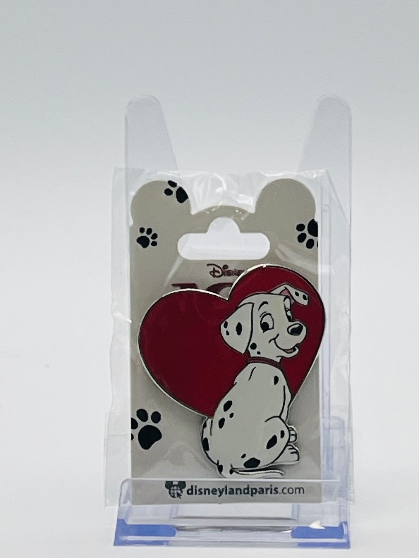 Disney Parks 101 Dalmatians Puppy Heart Enamel Pin