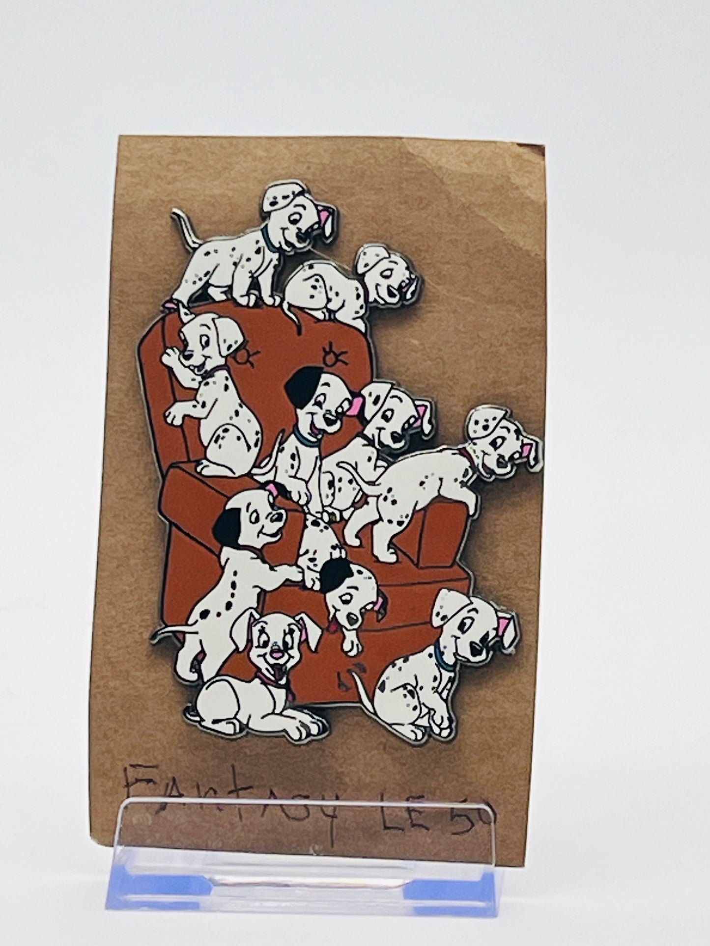 101 Dalmatians "Fantasy Pin," specifically a custom, fan-made creation rather than an official Disney product.