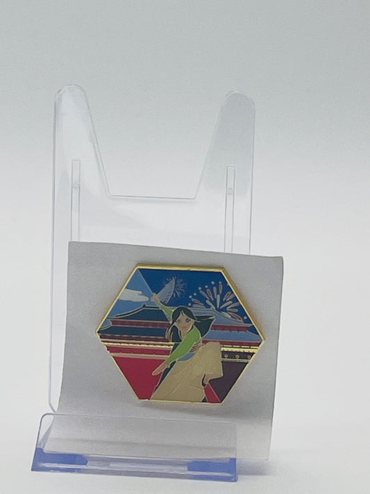 Loungefly Disney Princess Day & Night Series Mulan Enamel Pin.