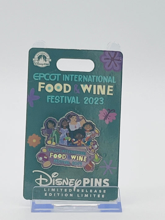 Disney Parks Limited Release Encanto Madrigal Family Pin from the 2023 EPCOT International Food & Wine Festival.