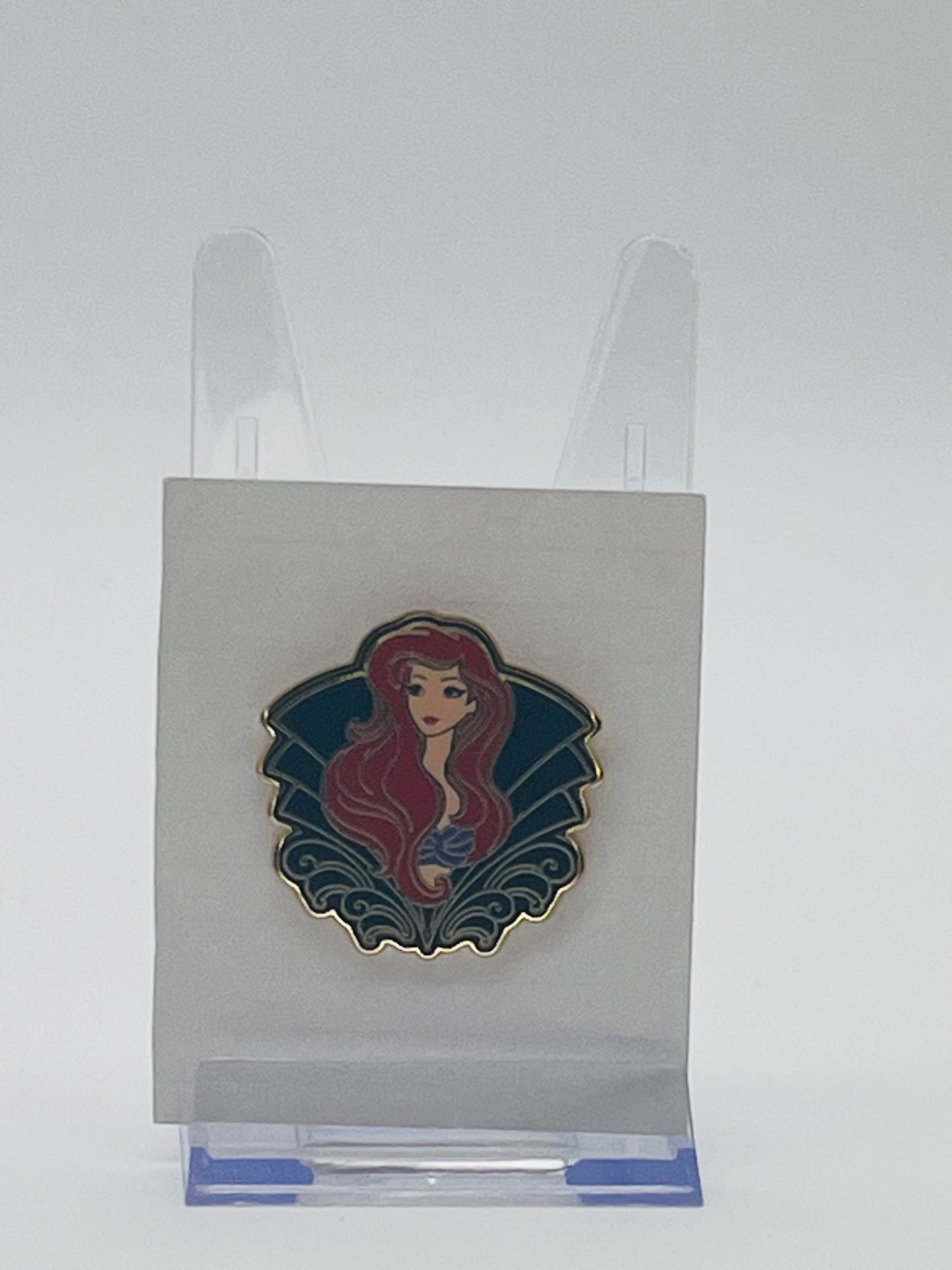 Loungefly Disney Princess Art Nouveau Portrait Series Ariel Enamel Pin.