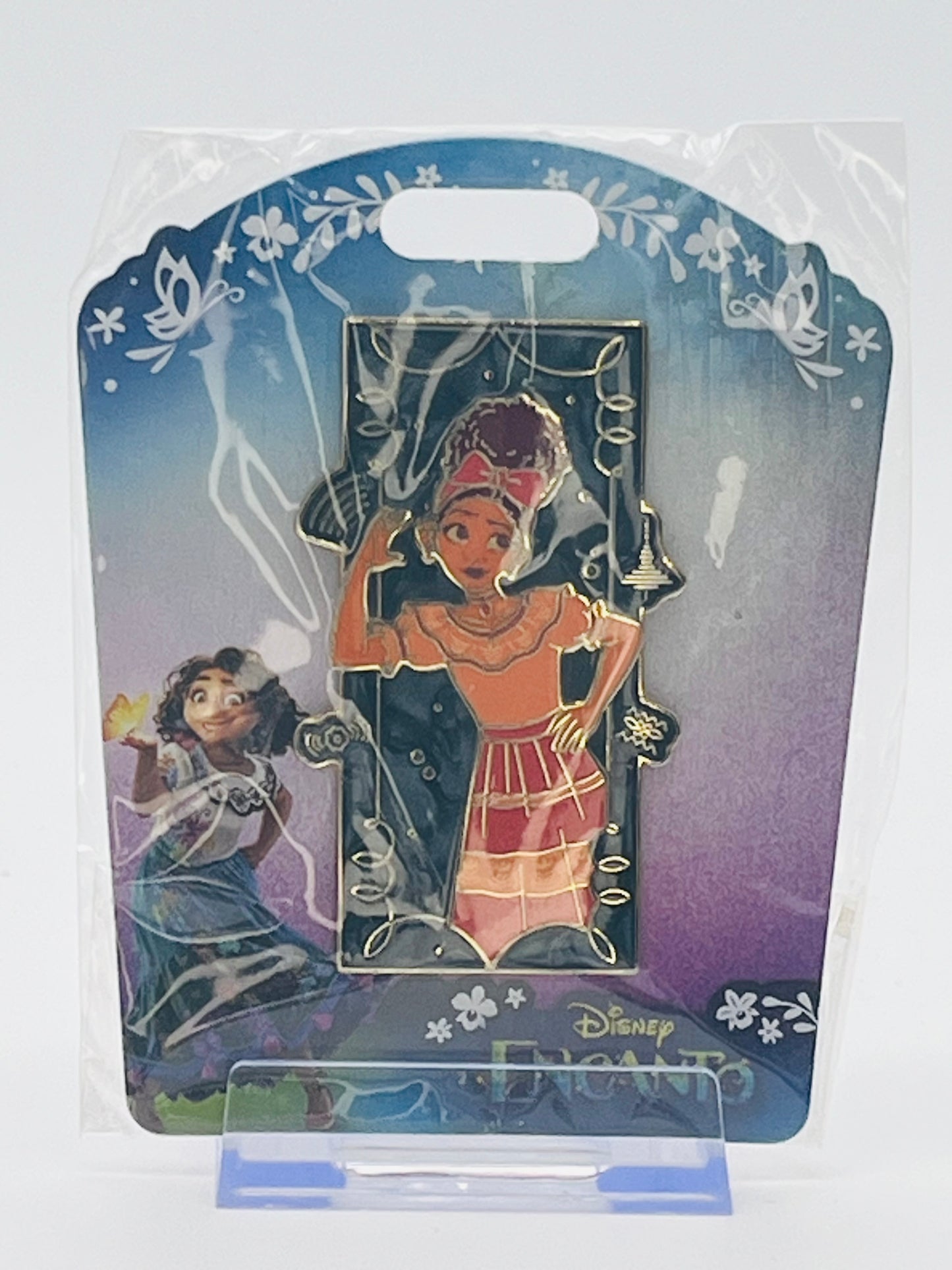 Pink a la Mode (PALM) Disney Encanto Magical Doors Series Dolores Madrigal Pin.