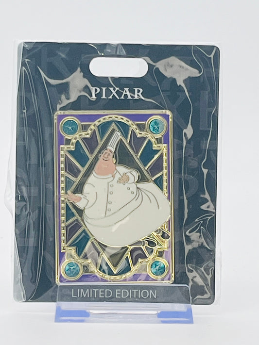 Pink a la Mode (PALM) Disney Pixar Ratatouille Auguste Gusteau Art Nouveau Pin.