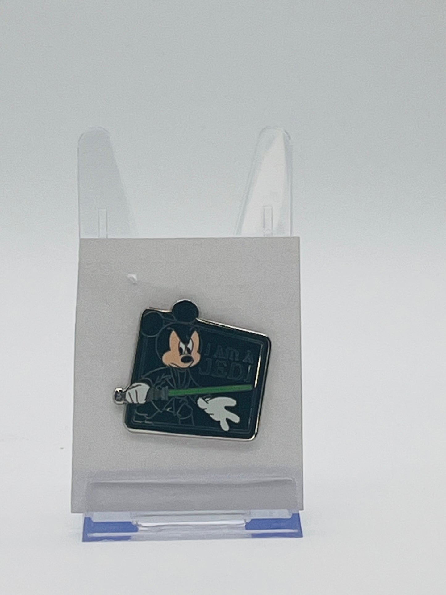 Disney Parks Star Wars Mystery Collection: Characters with Quotes Mickey Mouse as Jedi Luke Skywalker Pin
