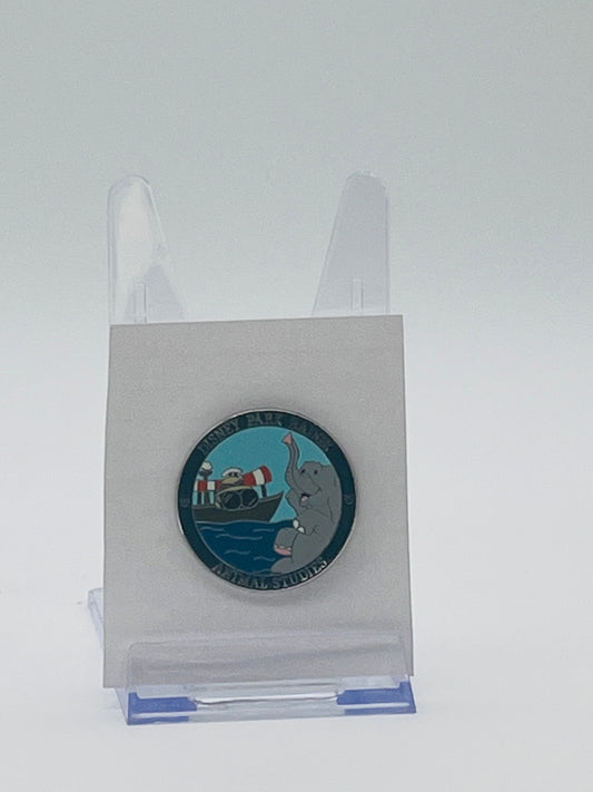 "Animal Studies" pin from the Disney Park Badges Mystery Collection.