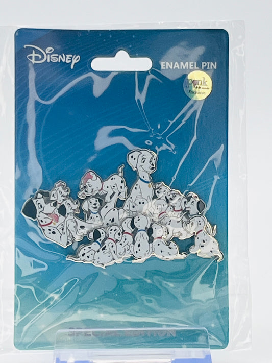 Pink a la Mode (PALM) Disney 101 Dalmatians "Seeing Spots" Series Puppies Pile Enamel Pin.