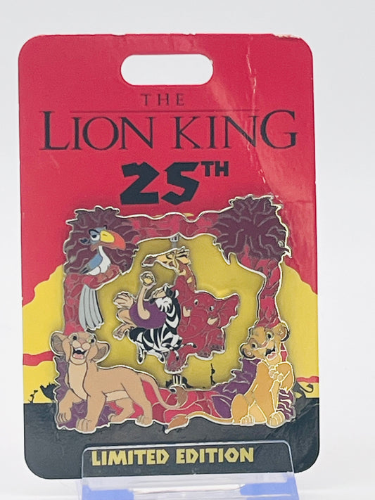 Disney Parks 2019 The Lion King 25th Anniversary "Mighty King" Mini Jumbo Spinner Pin