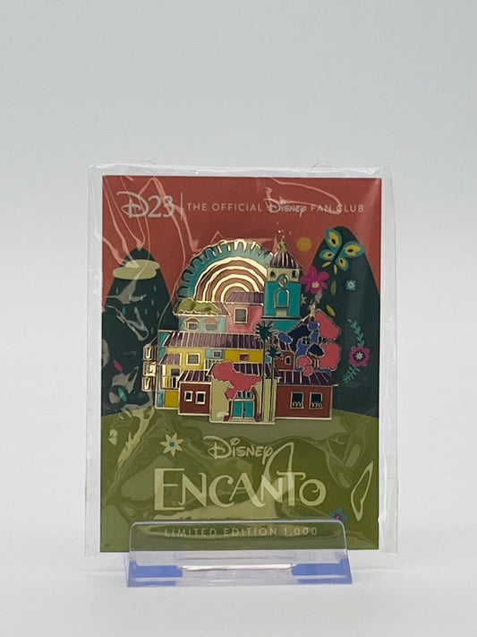 D23 Gold Member Exclusive Encanto La Casa Madrigal Hinged Trading Pin.