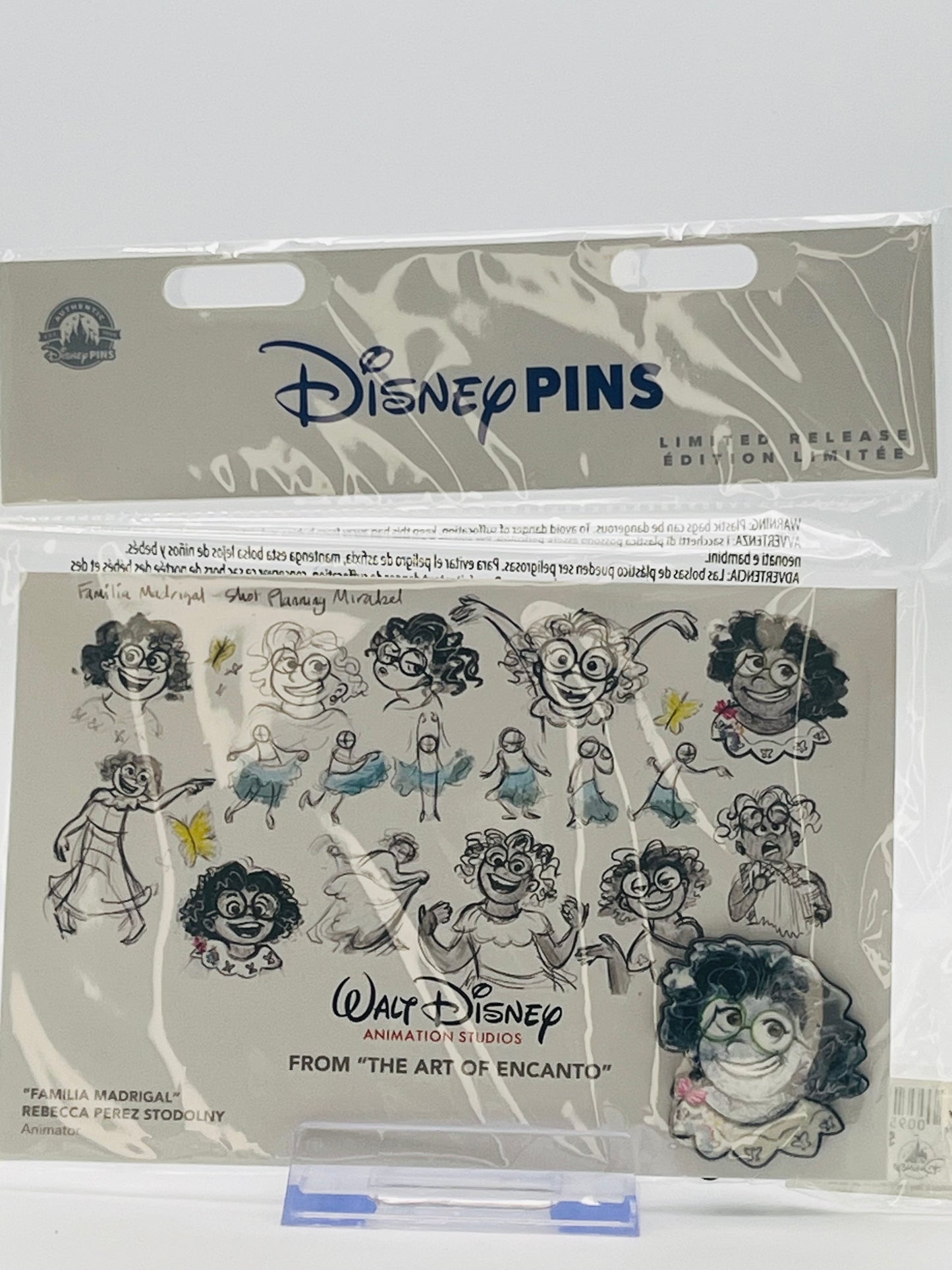 Disney Parks Limited Release "The Art of Encanto" Mirabel Madrigal Sketch Pin.