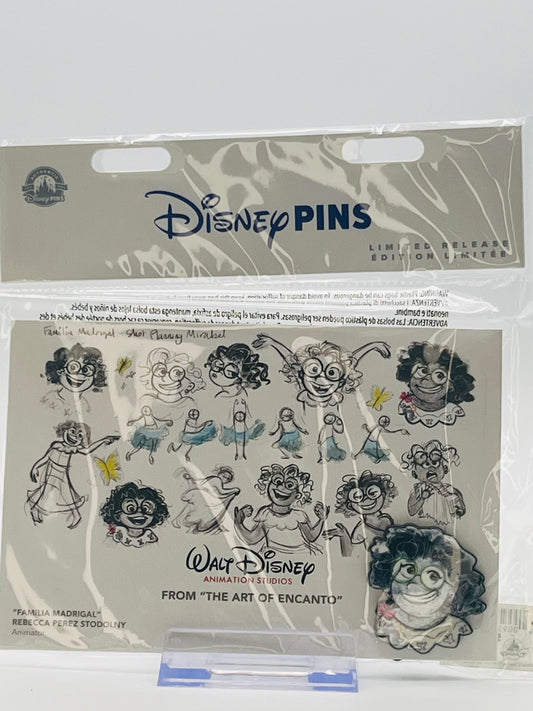 Disney Parks Limited Release "The Art of Encanto" Mirabel Madrigal Sketch Pin.