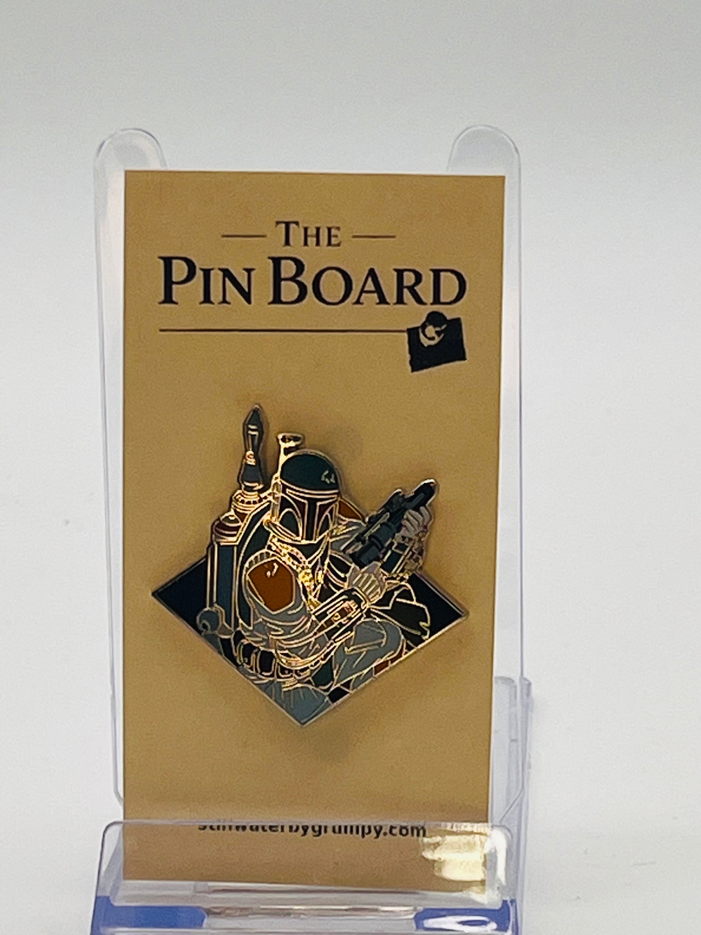 Disney Parks Star Wars "Diamond Series" Boba Fett Pin.