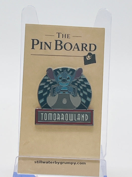 Walt Disney World Magic Kingdom Lands Booster Set: Tomorrowland Stitch Pin