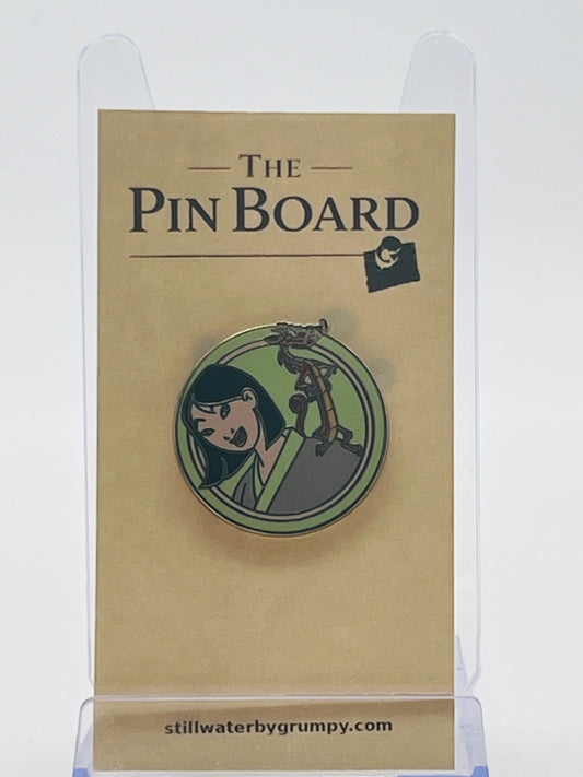 Disney Parks Princess Portrait Booster Set: Mulan & Mushu Pin