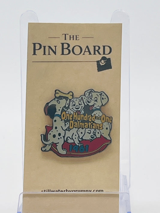 Disney 100 Years of Dreams Series: "1961" 101 Dalmatians Puppies Pin