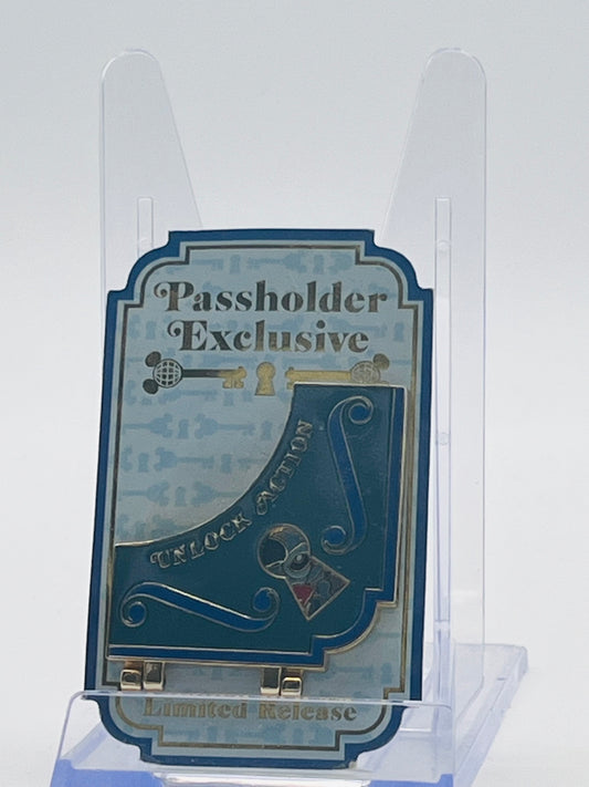 Disney Parks "Unlock Action" Stitch Pin, an official Walt Disney World Annual Passholder Exclusive released in 2010