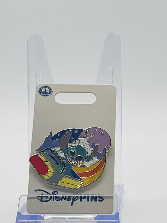 Disney Parks Walt Disney World "Lands" Booster Set: Tomorrowland Stitch Pin