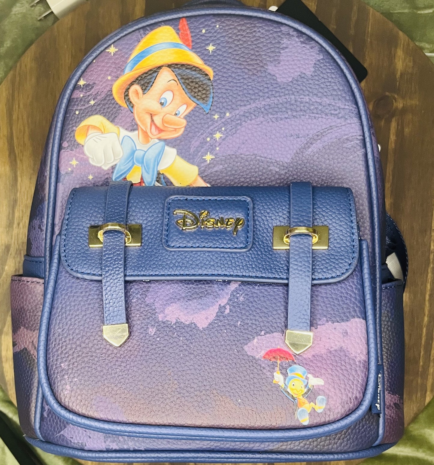 WondaPop Disney Pinocchio 11" Vegan Leather Fashion Mini Backpack