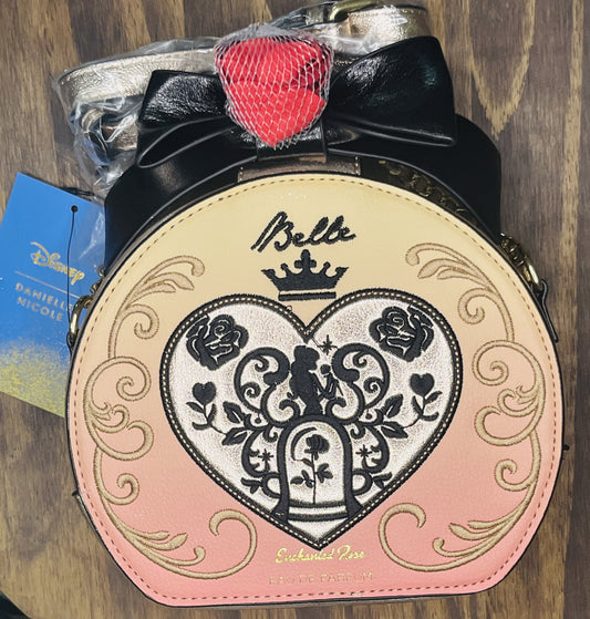 Danielle Nicole x Disney Beauty and the Beast Belle's Enchanted Perfume Crossbody Bag.