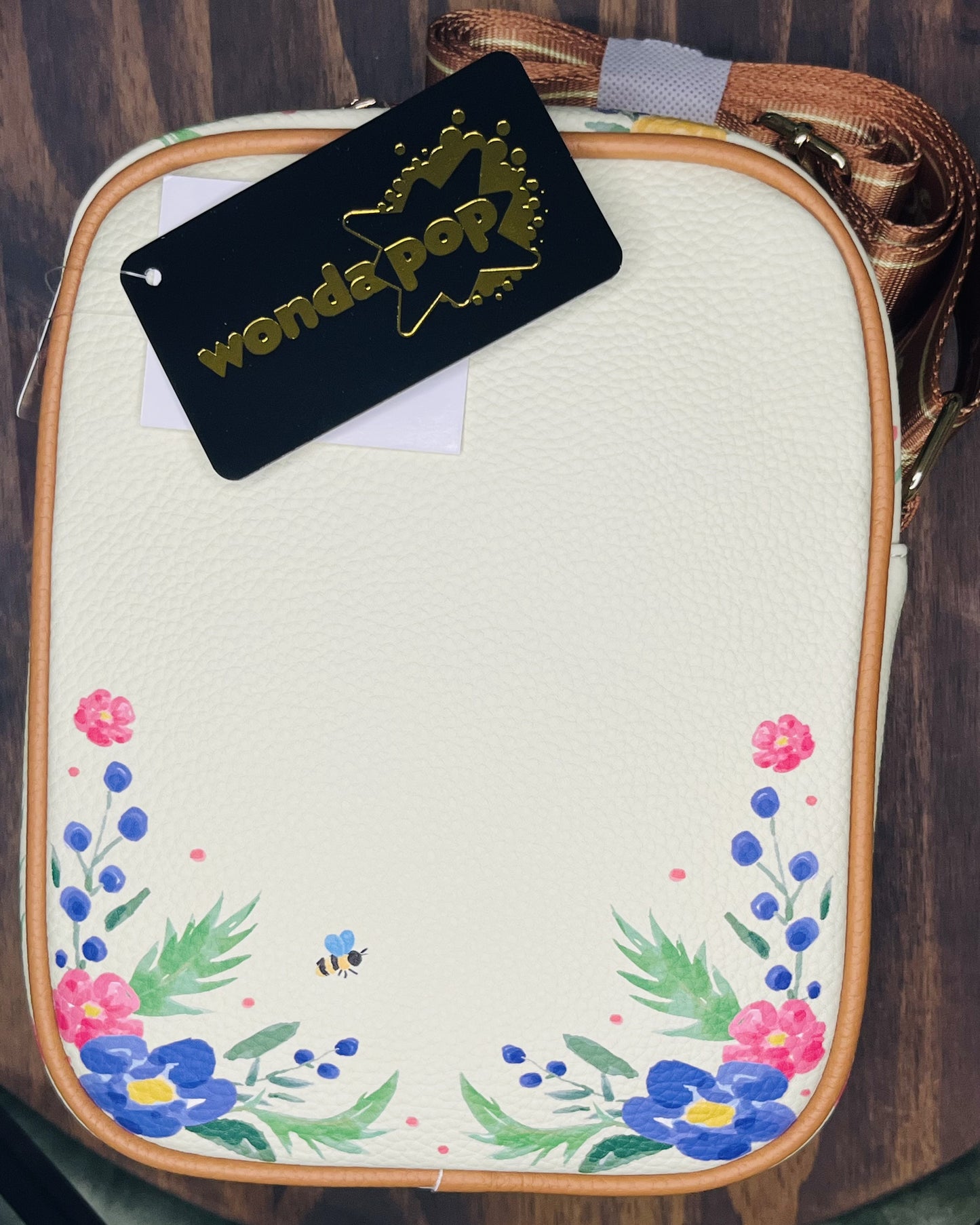WondaPop Luxe Disney Chip 'N Dale 8" Vegan Leather Crossbody Bag.
