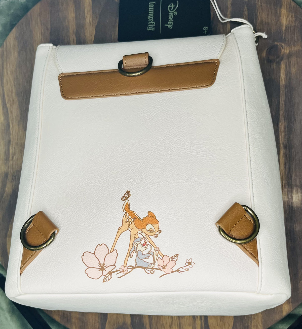 Loungefly Disney Bambi Cherry Blossom Flap Mini Backpack,