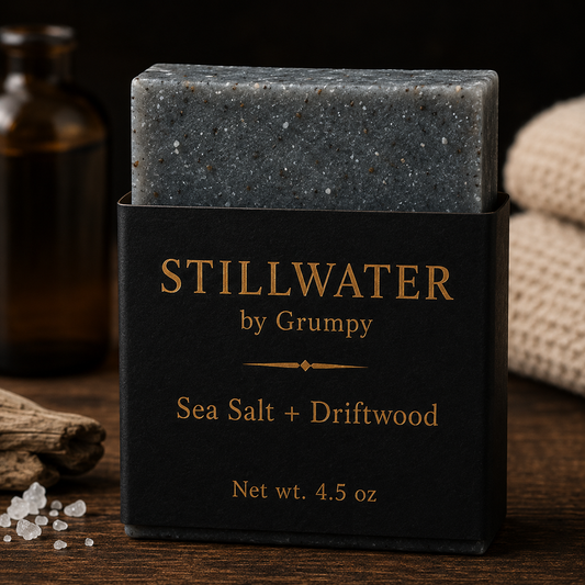 Sea Salt + Driftwood Handcrafted Bar Soap