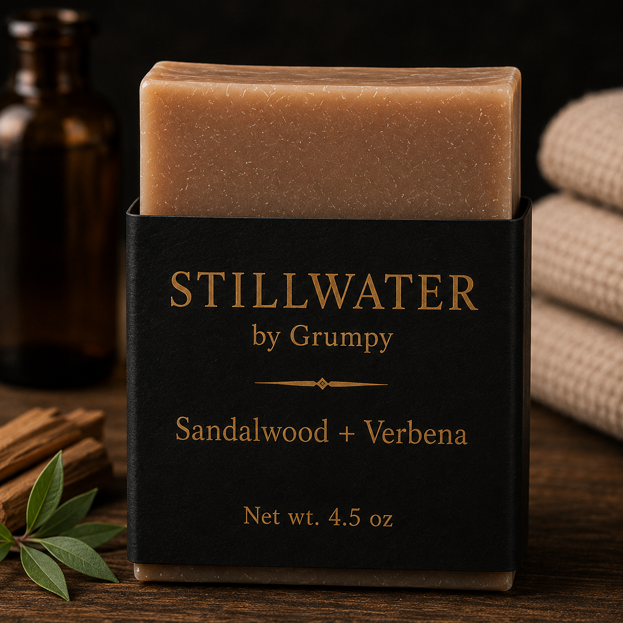 Sandalwood + Verbena Handcrafted Bar Soap